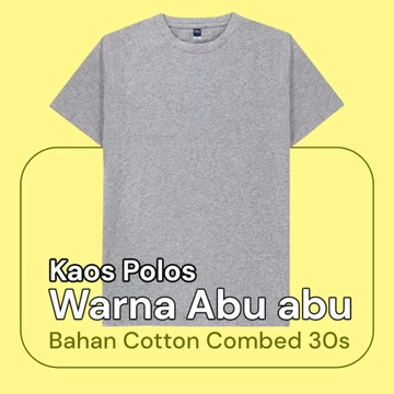 Kaos Polos Dewasa Lembut Adem Nyaman Dipakai