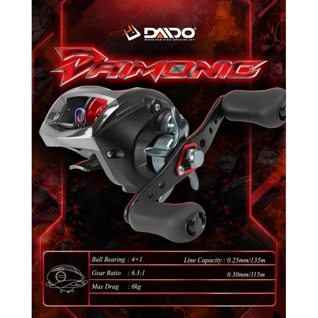 Jual REEL DAIDO DAIMONIC BC 200L | Shopee Indonesia