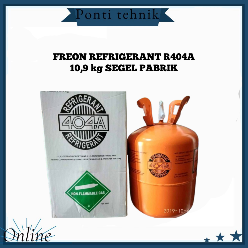 Jual FREON REFRIGERAN R404A 10,9 kg SEGEL PABRIK | Shopee Indonesia