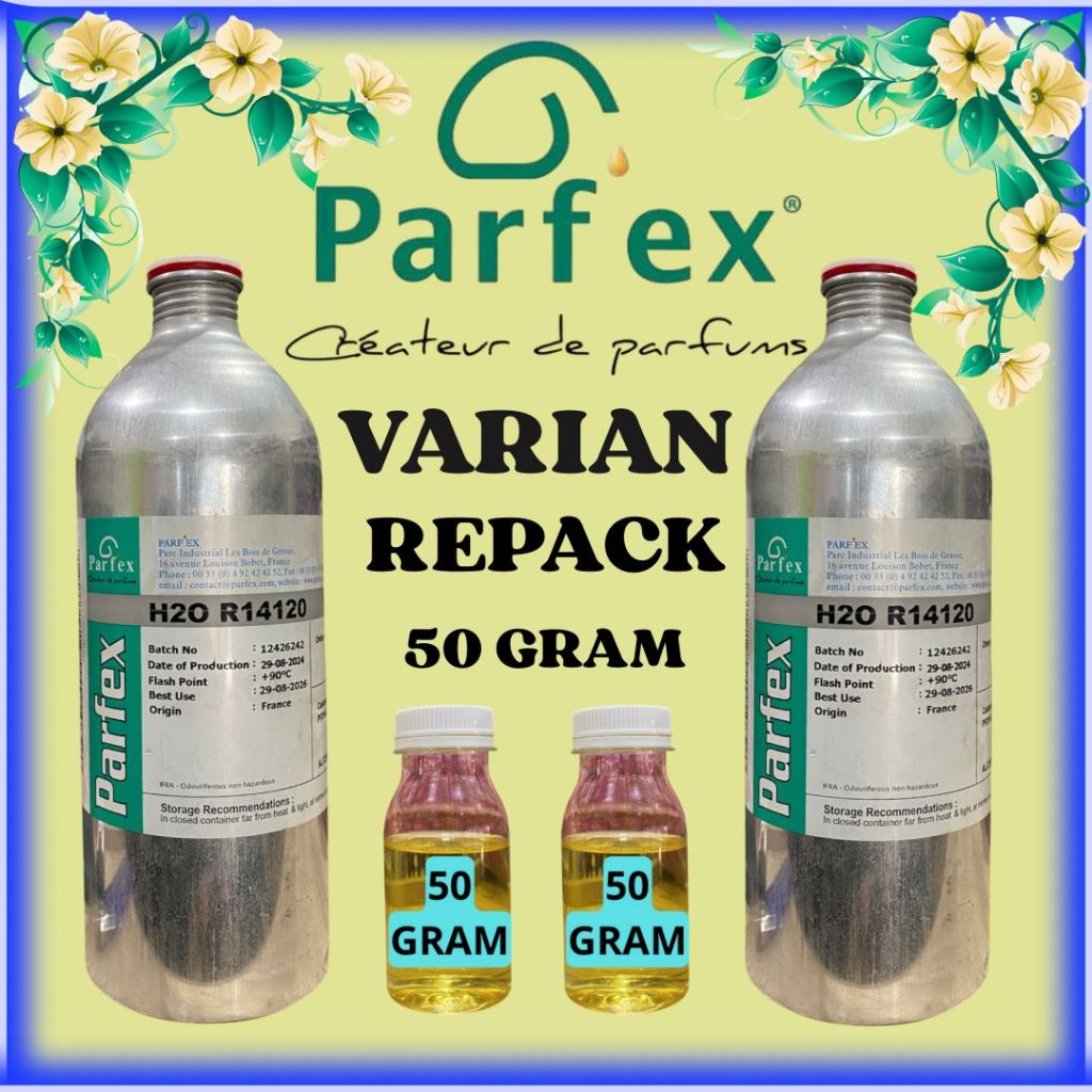 Jual ( 50 GR ) PARFEX REPACK 50 GRAM ALL VARIAN,BIBIT PARFUME MURNI ...
