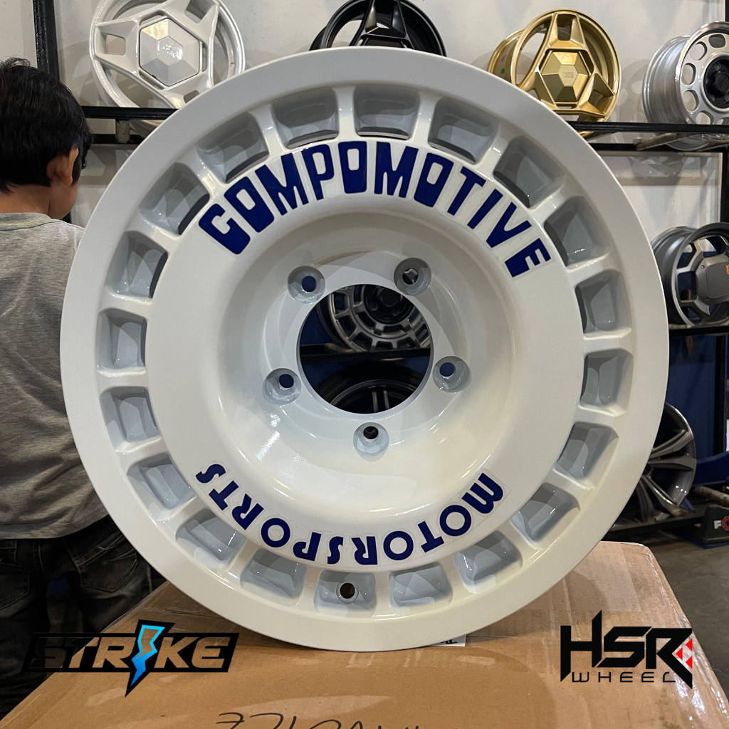 Jual Velg rally compomotive ring 15 lebar 7 et 0 pcd 5x13,7 for jimny ...