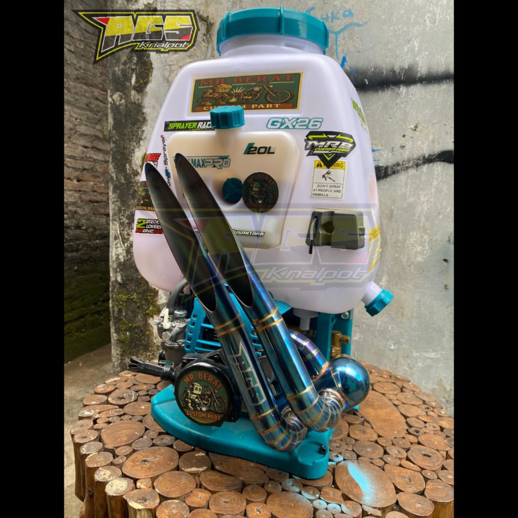 Jual Knalpot Mesin Semprot Sprayer Racing Tu26/3Wz Bambu Runcing Cabang ...