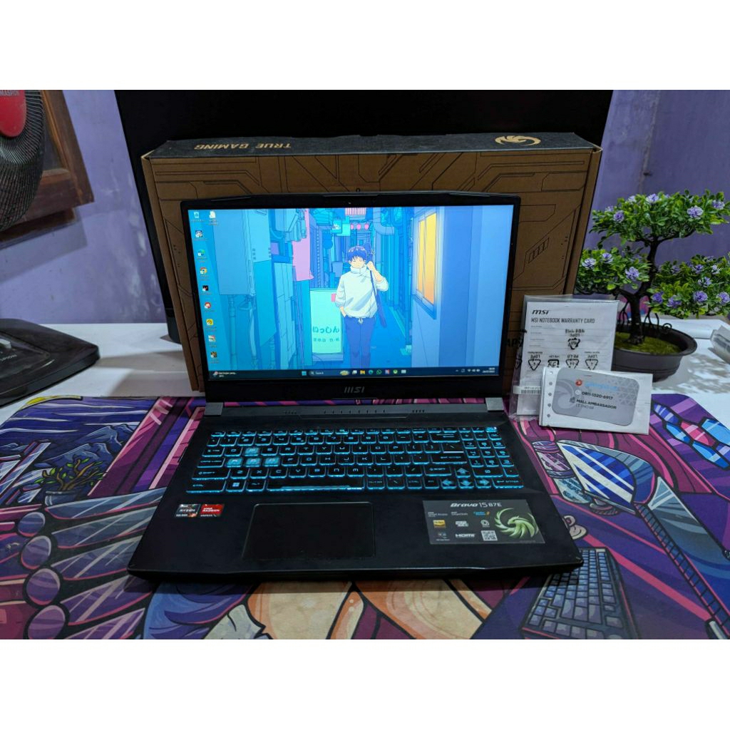 Jual Laptop Gaming MSI Bravo 15 B7ED AMD Ryzen 5 7535HS Ram 16GB Radeon ...