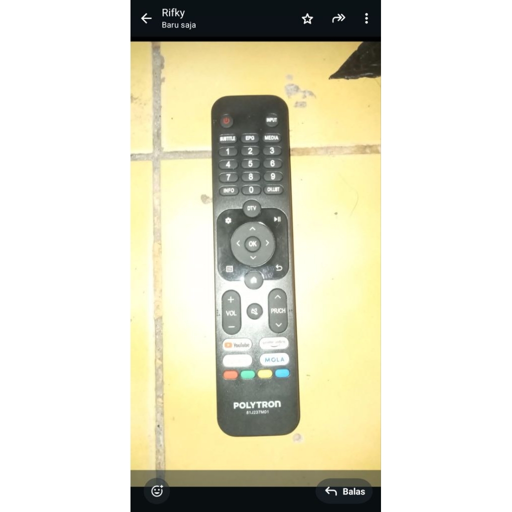Jual remote tv led polytron seri pld | Shopee Indonesia
