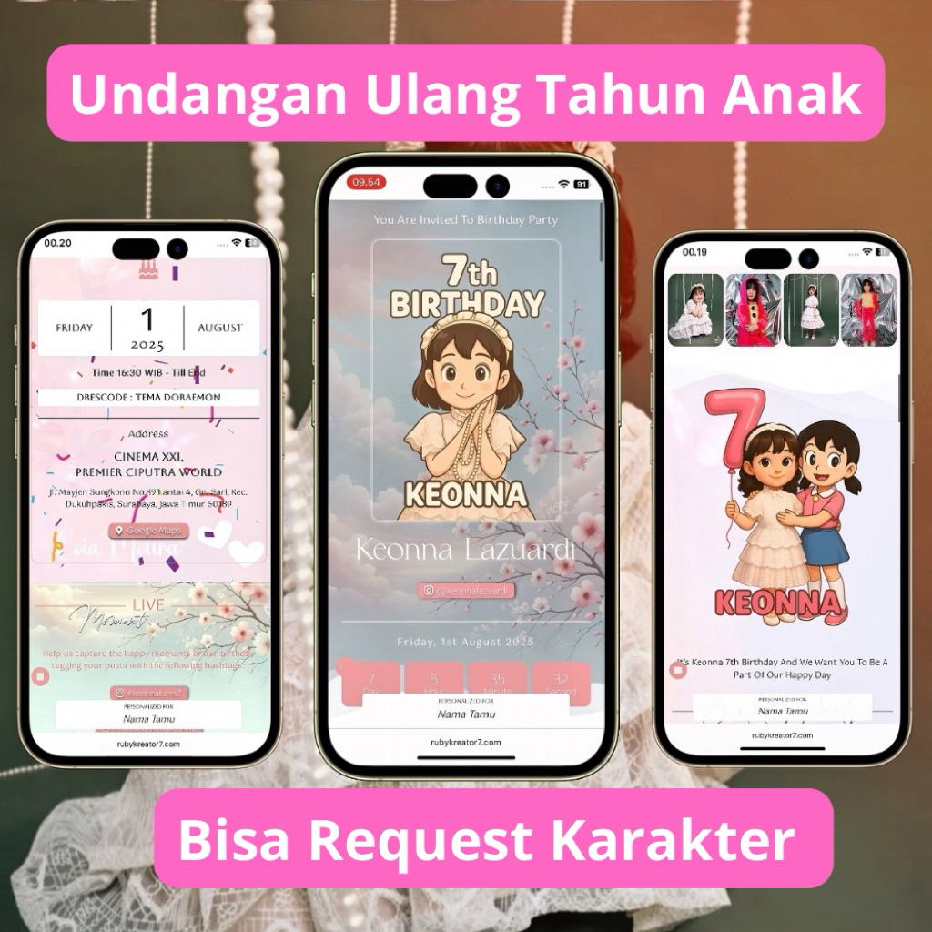 Undangan Digital Website Ulang Tahun