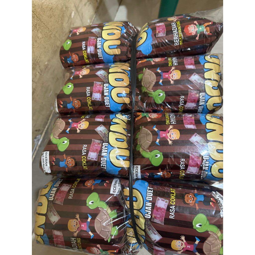 Jual SNACK UNDU ( UJAN DUIT ) - DUS ISI 40 pcs | Shopee Indonesia