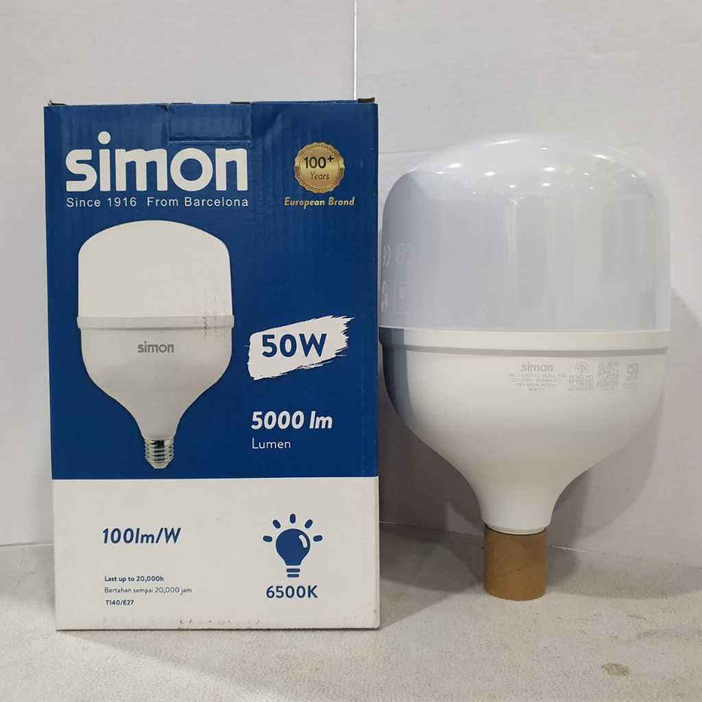 Jual Lampu Led Simon 50W - Bola Lampu Led Rumah Super Terang | Shopee ...
