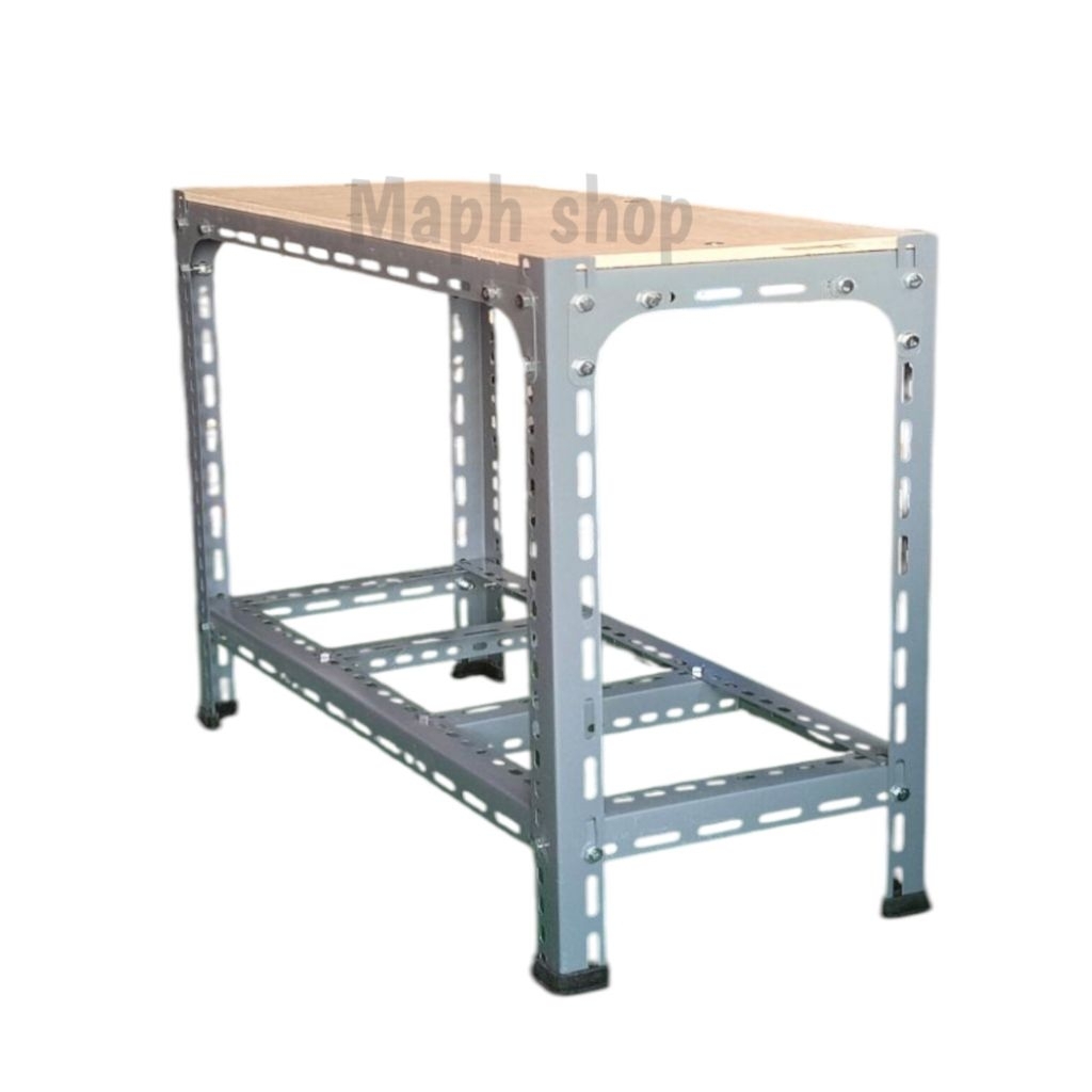 Jual meja porteble besi siku lubang serbaguna | Shopee Indonesia