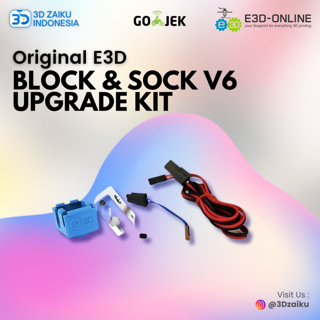 Jual Original E3D V6 Block & Sock Upgrade Kit from UK | Shopee Indonesia