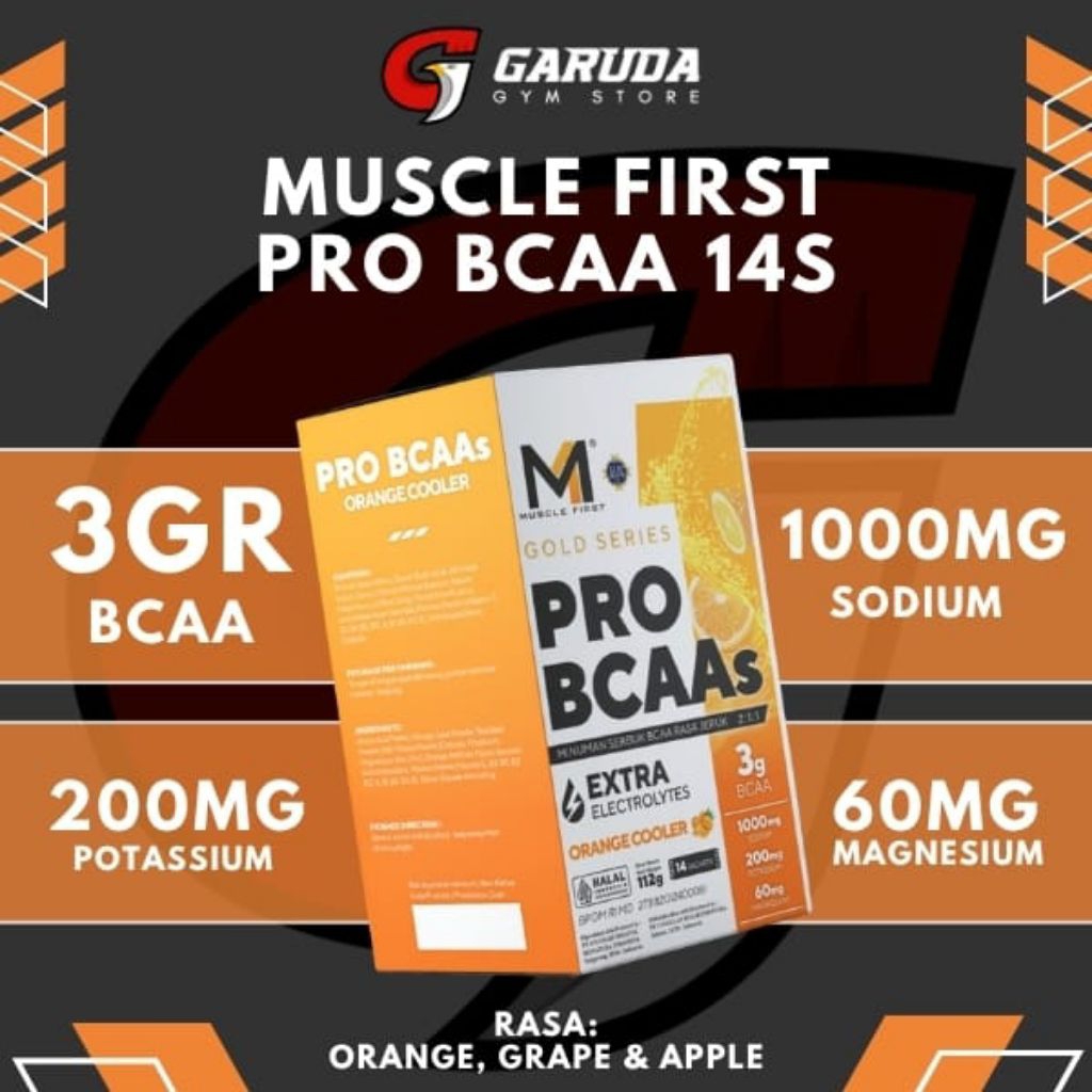 Jual Muscle First Pro BCAA Box 14 Sachet - Minuman Electrolytes ...