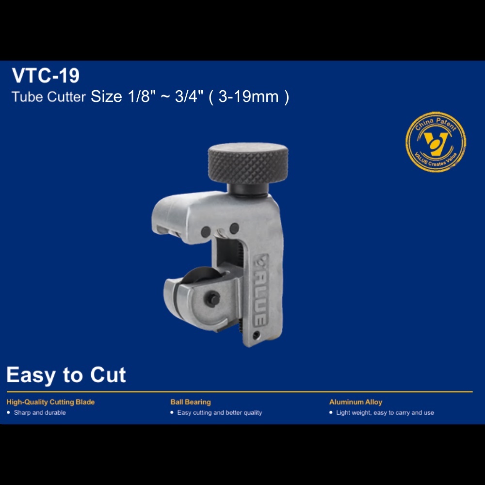 Jual TUBE CUTTER VALUE VTC-19 1/8