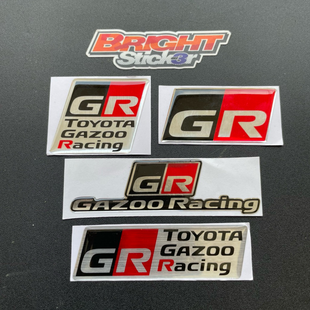 Jual Sticker Stiker Emblem GR Toyota Gazoo Racing | Shopee Indonesia