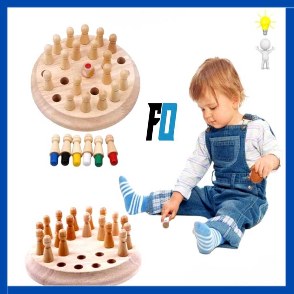 Jual (FO)Mainan Catur Warna /Memory Chess Board Game | Shopee Indonesia
