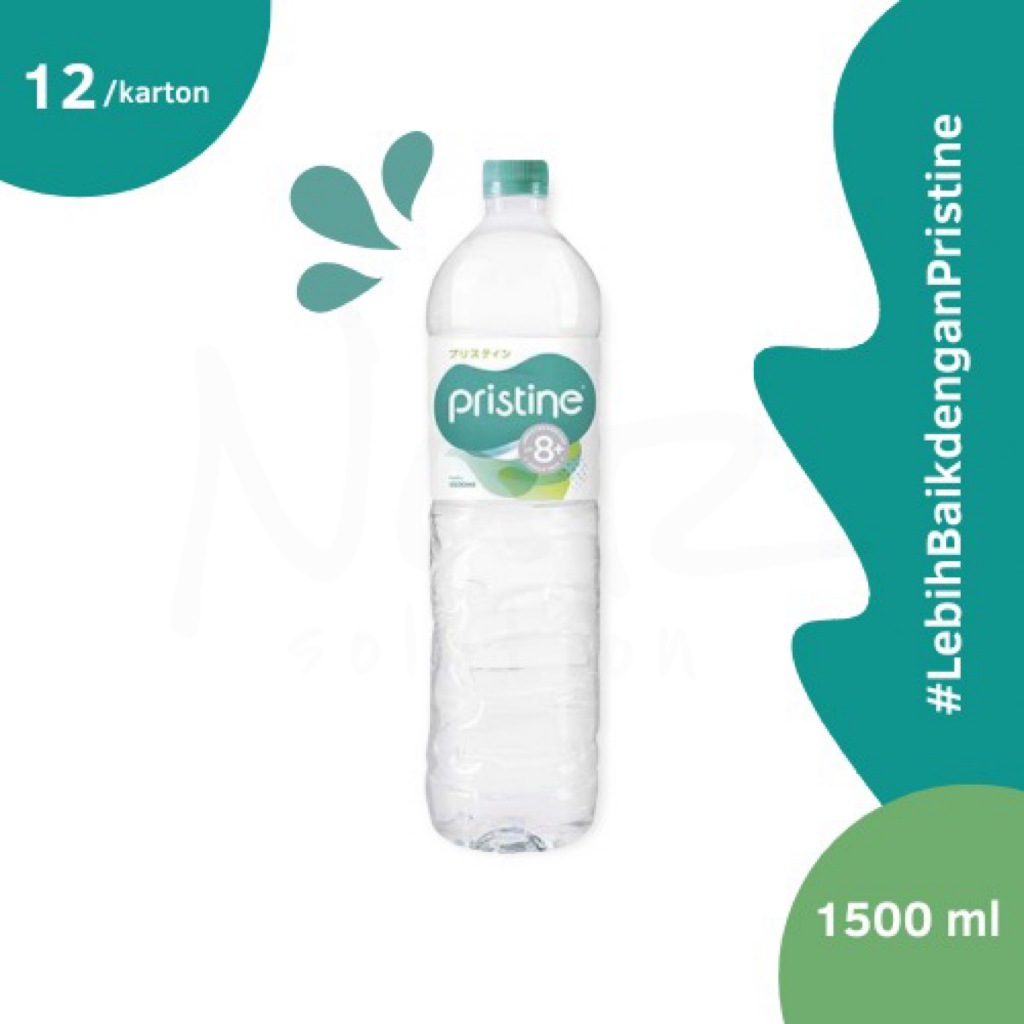 Jual Pristine 8+ Water 1500ml - air mineral pristine 1500 ml - air ...