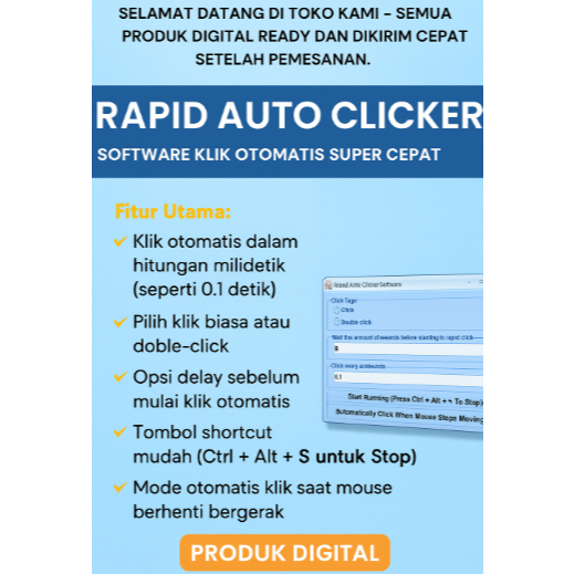 Jual Rapid Auto Clicker – Software Klik Otomatis Super Cepat | Shopee ...