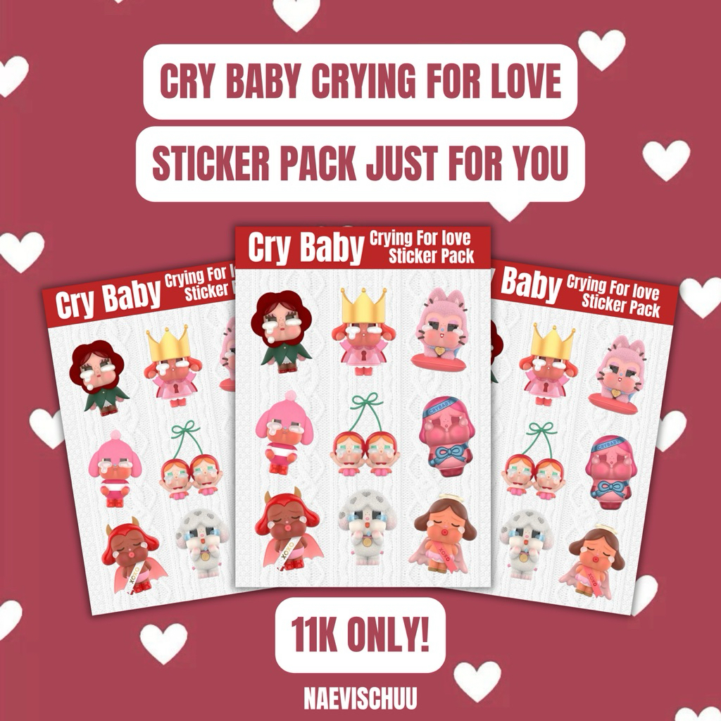 Jual Crybaby Crying For Love Sticker Pack | Shopee Indonesia