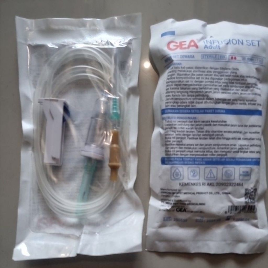 Jual Infusion Set infuset Dewasa GEA | Shopee Indonesia