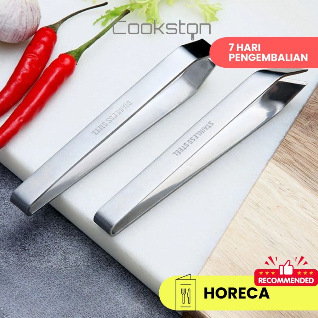 Jual COOKSTON Pinset BBQ Grill Tong Stainless Steel 24cm – Pinset Duri ...