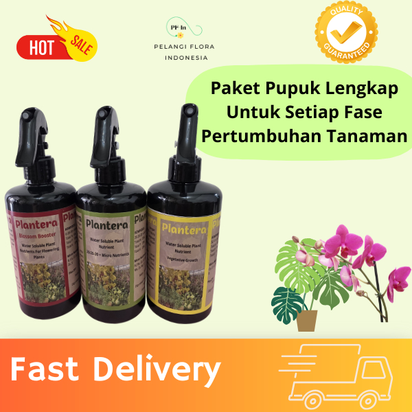 PAKET PUPUK PERAWATAN TANAMAN, UNTUK FASE VEGETATIF AWAL, VEGETATIF SERTA GENERATIF - 3 JENIS PUPUK