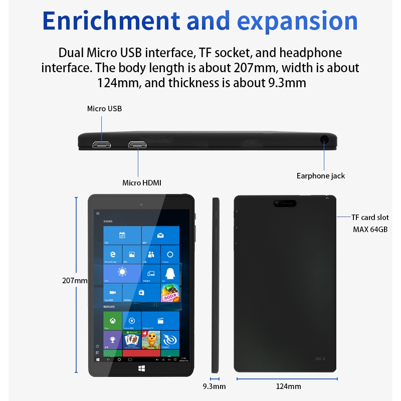 Jual NEXTFUN TABLET WINDOWS 8GB/256GB 8
