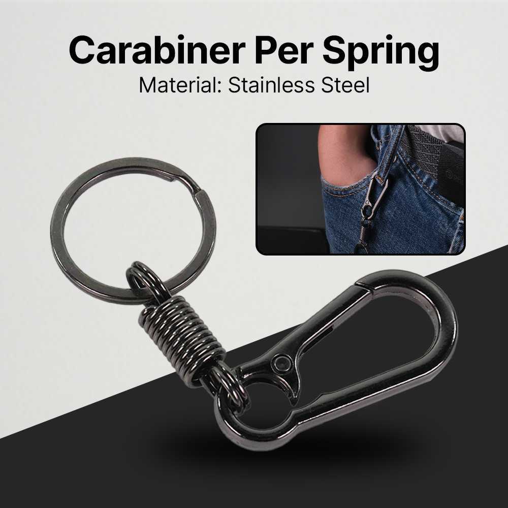 Jual Gantungan Kunci Kait Karabiner Carabiner Per Spring Keychain ...