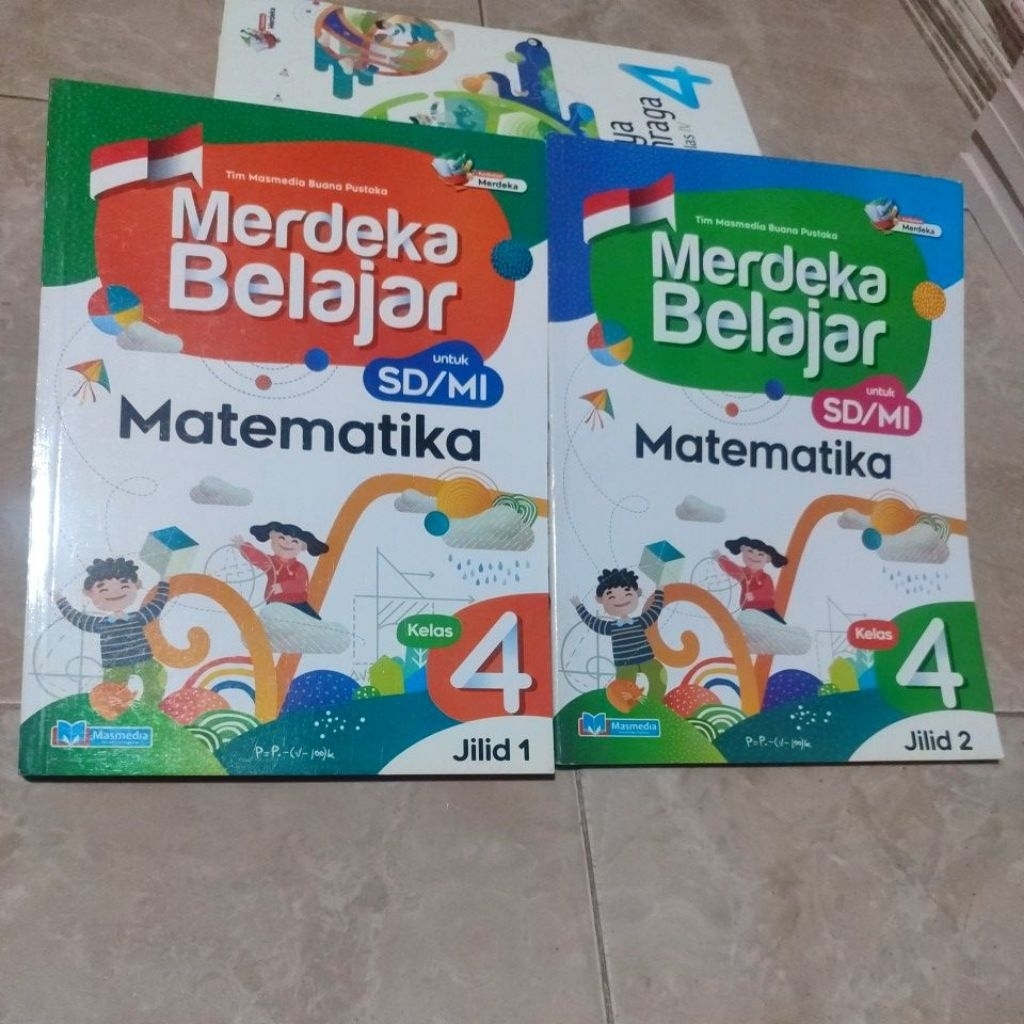 Jual MERDEKA BELAJAR MATEMATIKA untuk SD/MI Kelas 4 Jilid 1 dan 2 ...