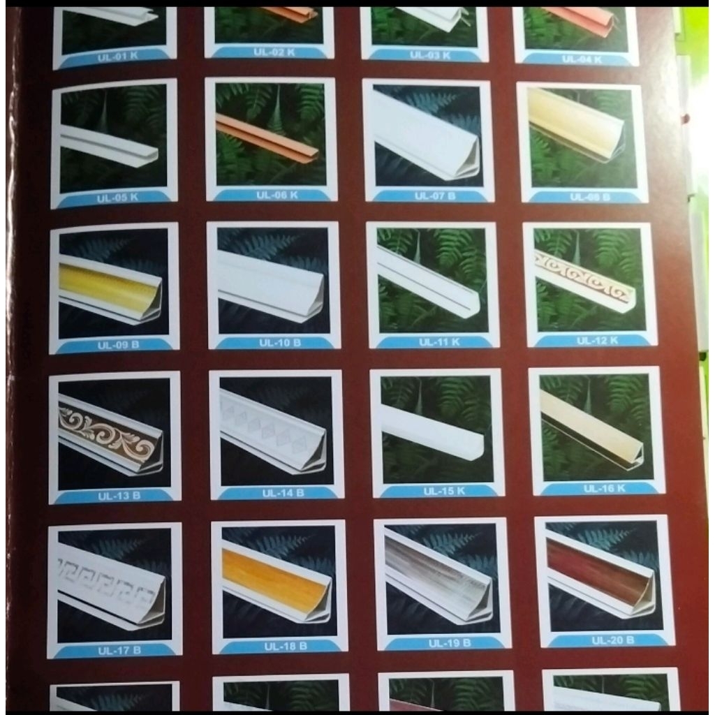 Jual Jual Lis Plafond PVC harga per m1(3-6cm) | Shopee Indonesia