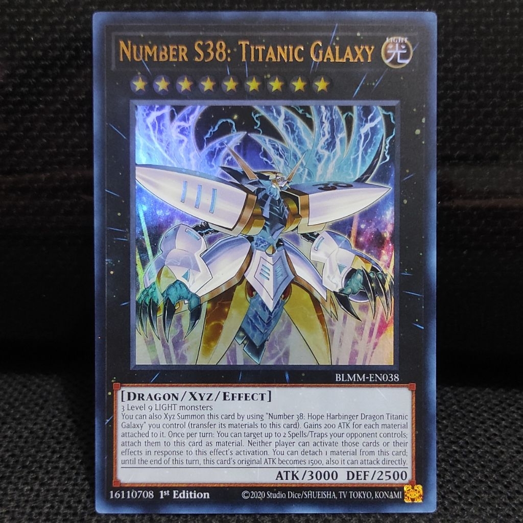 Jual Kartu Yugioh TCG Number S38: Titanic Galaxy Ultra Rare UR ORI BLMM ...