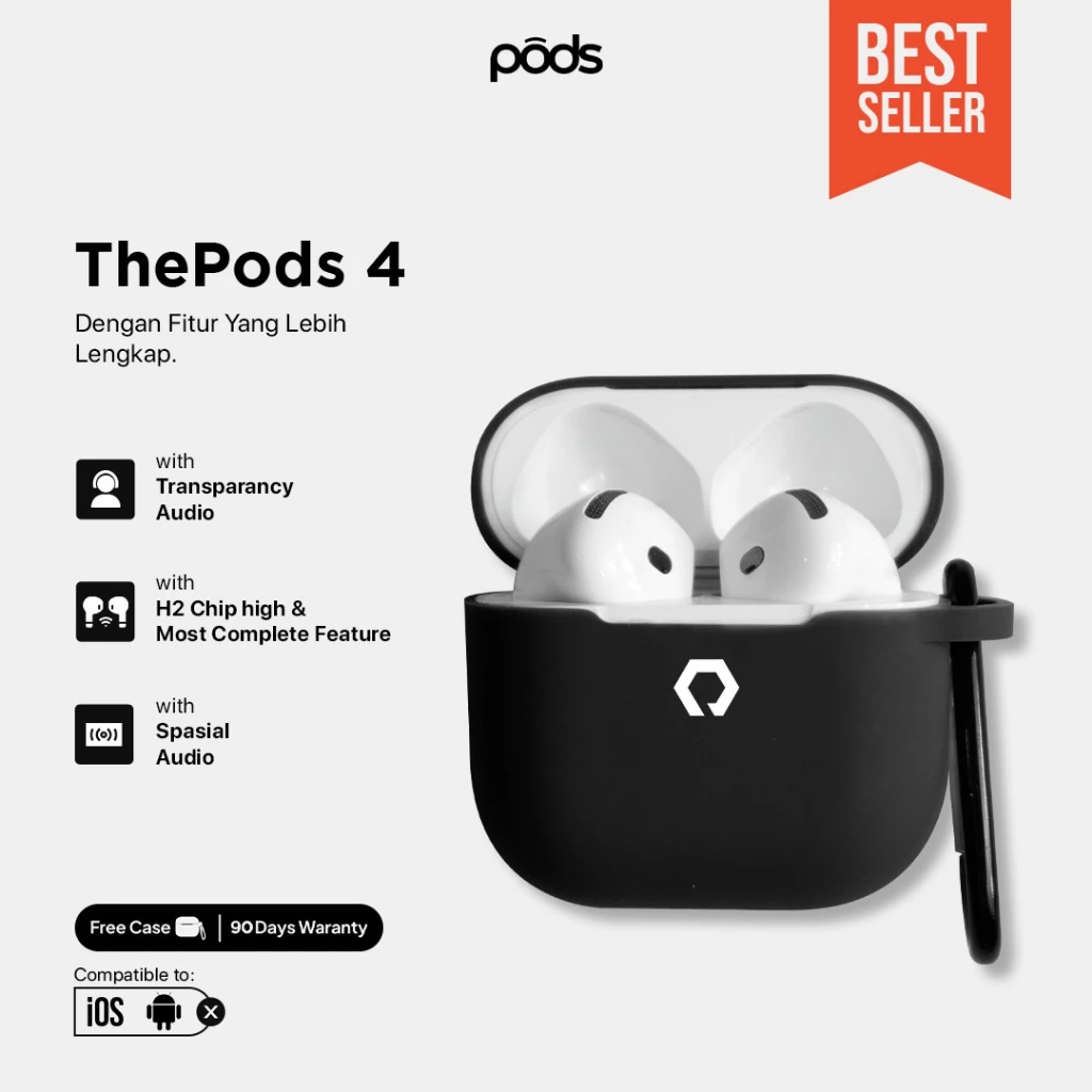ThePods PRIME 4 TWS ANC HiFi Bass Spatial Audio