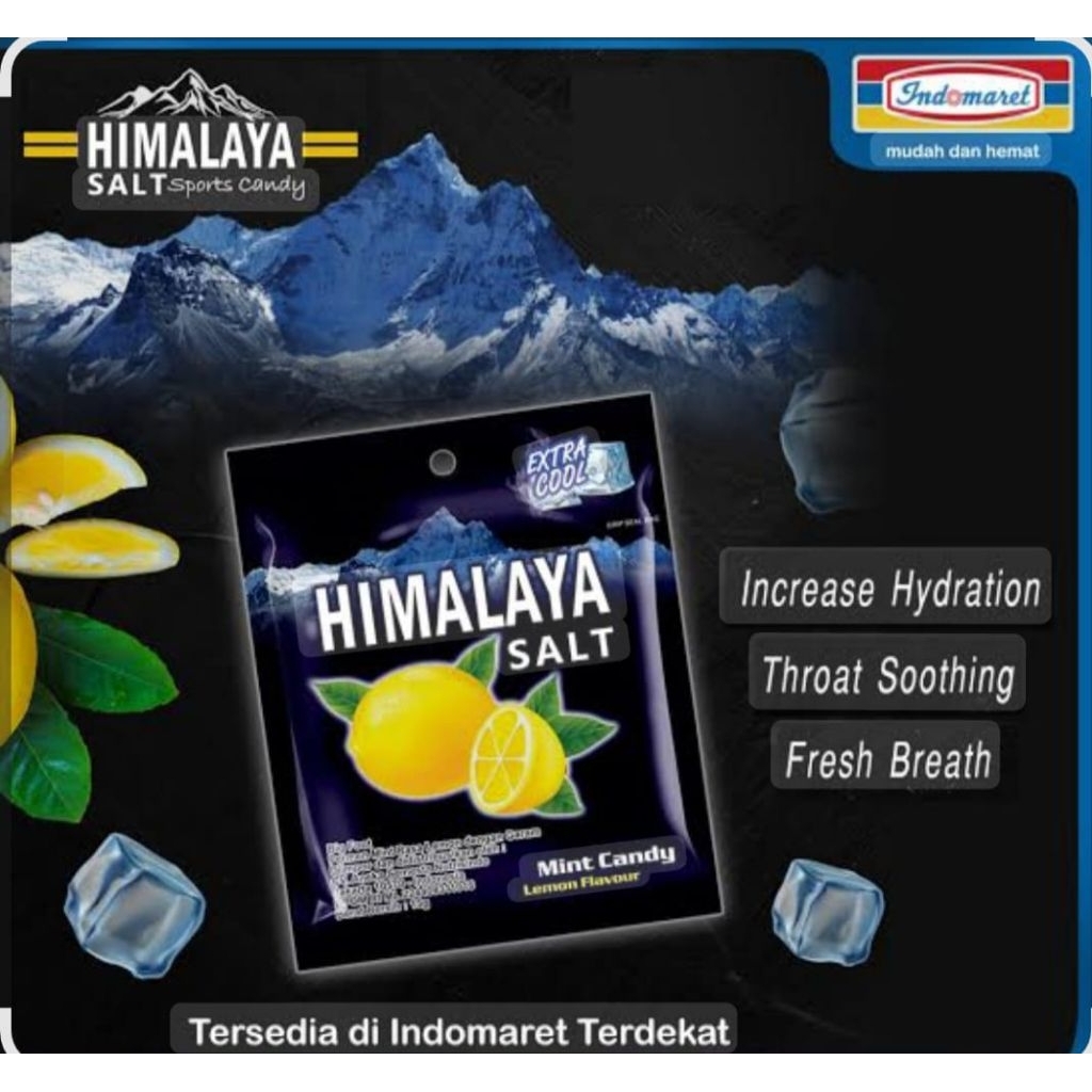 Jual Permen Himalaya Salt mint lemon candy flavour /1 box isi 12pack ...