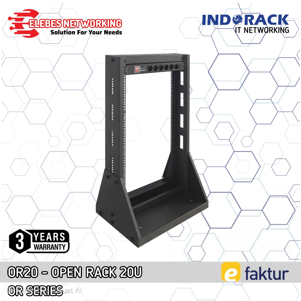 Jual OR20 Open Rack INDORACK 20U Rak Server | Shopee Indonesia