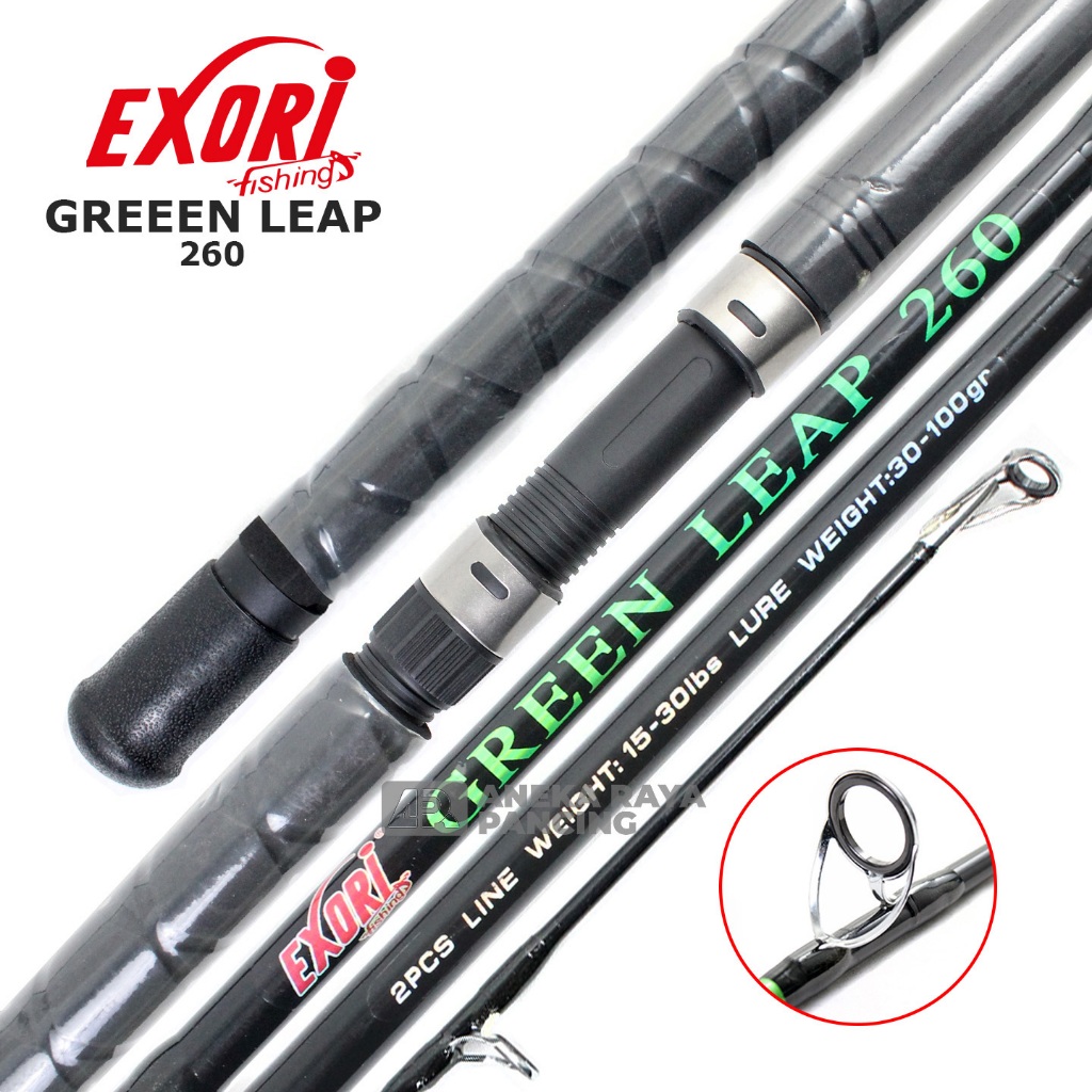Jual Joran Spinning Exori Green Leap | 150 - 180cm | Jigging | Shopee ...