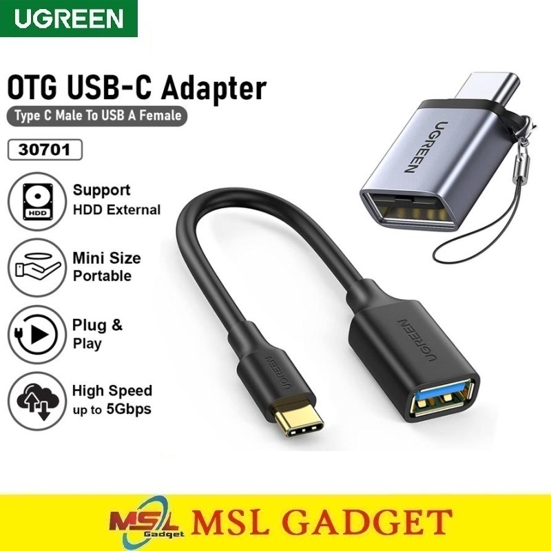 Jual UGREEN OTG Converter USB Type C Male to USB 3.0 Female Adapter ...
