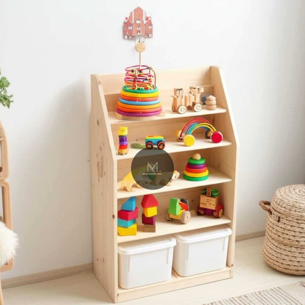 Jual Rak Minimalis / Rak Buku Minimalis / Rak mainan anak minimalis ...