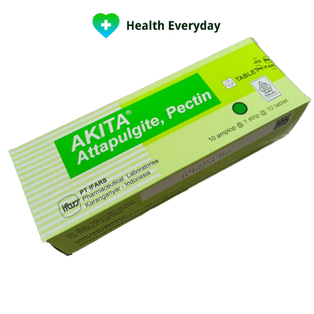 Jual AKITA Attapulgite Pectin Tablet isi 100s/Dus | Shopee Indonesia
