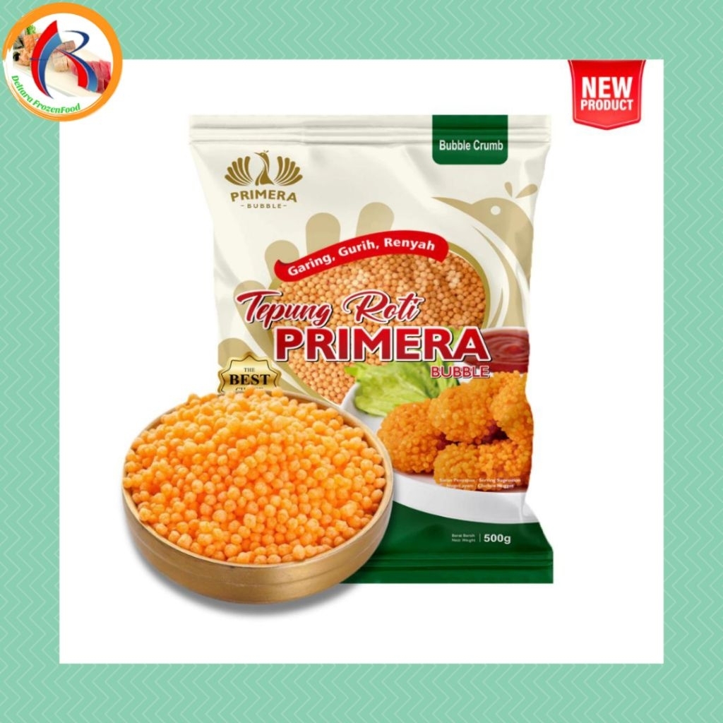 Jual Primera Tepung Roti Bubble Crumb HALAL || Tepung Roti Nuget ...