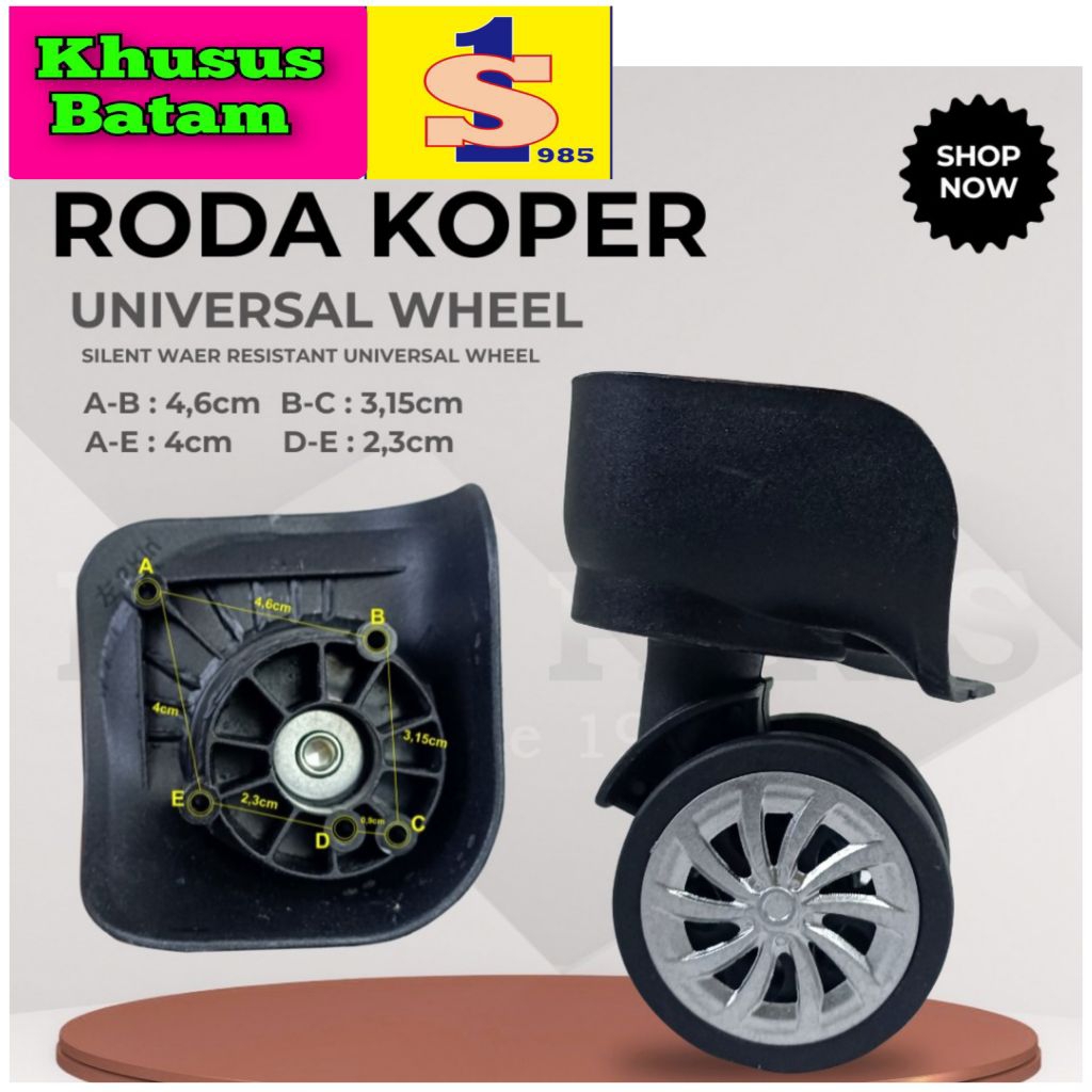 Jual Roda koper universal wheel per 1pc/1biji KOPER RODA(KHUSUS BATAM ...