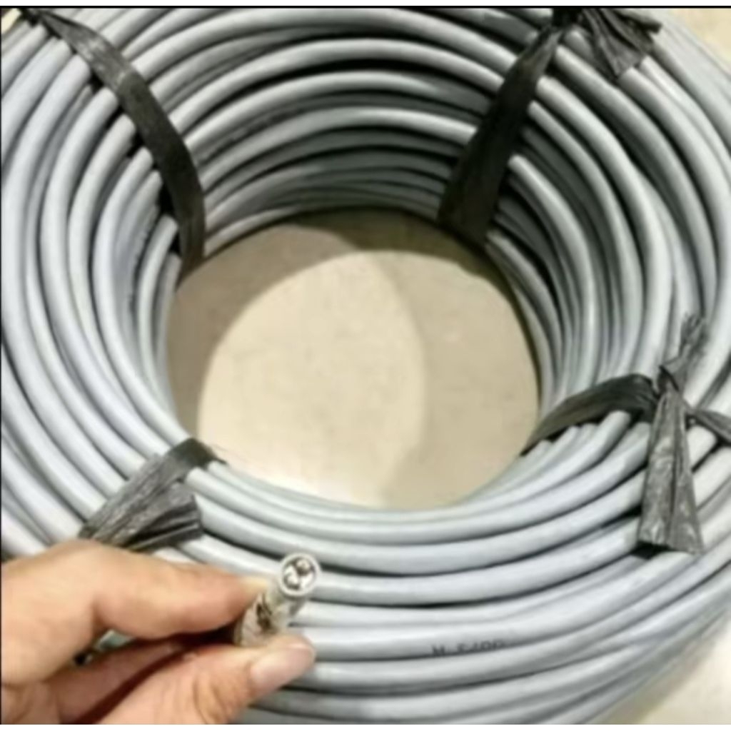Jual Kabel Screen LIYCY 2x0.5 mm Delta Grey Abu2 per meter LIYCY-OZ 2 x ...