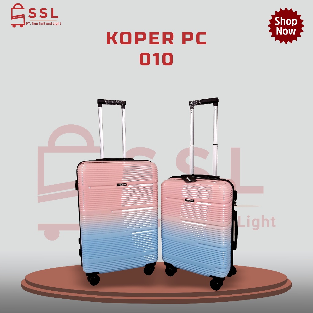 Jual Koper Premium Lokal PC 010 Size 20/24 Policarbonate + Fiber Kunci ...