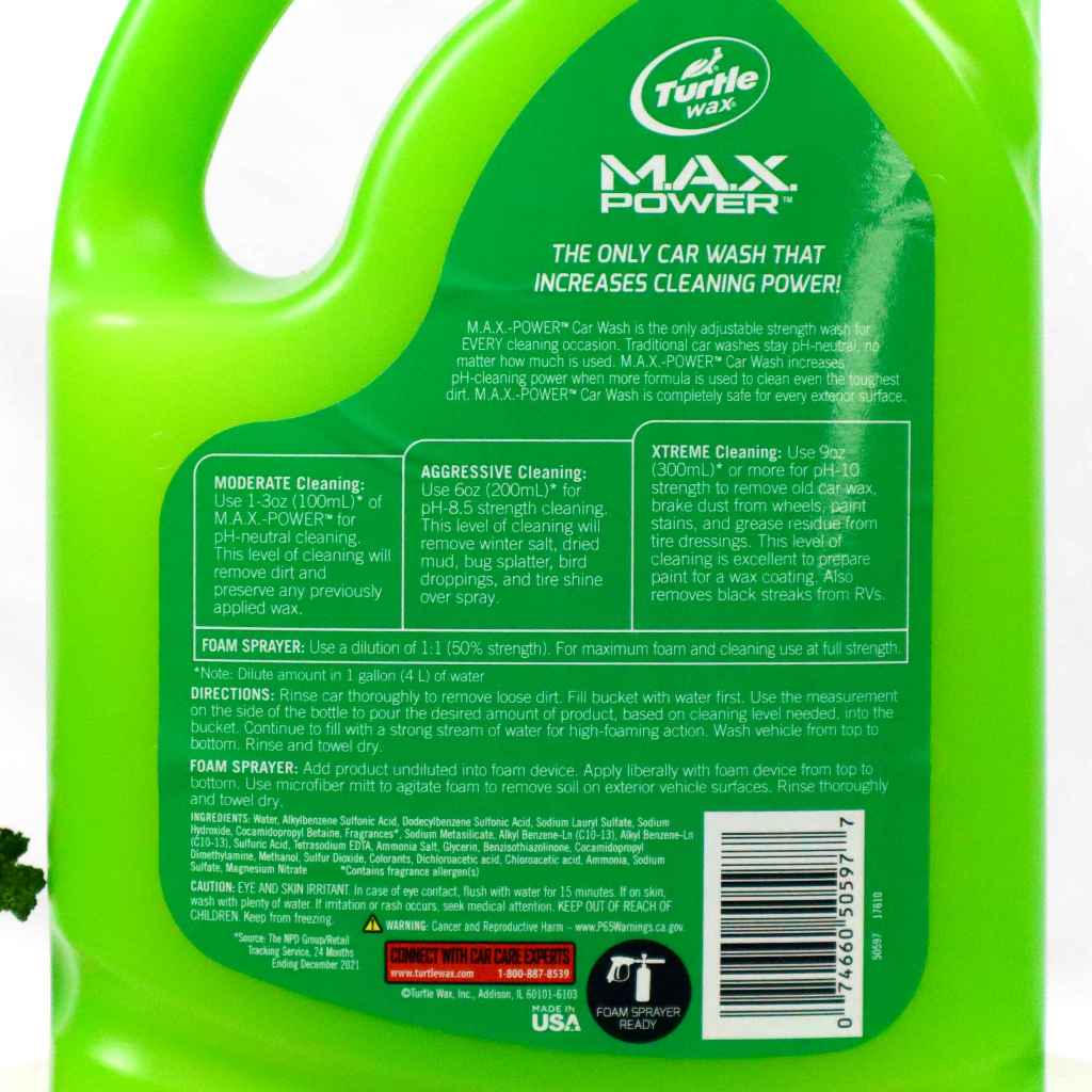 Jual Turtle Wax Original Max Power Car Wash 2950ml Shampoo Sampo Sabun ...