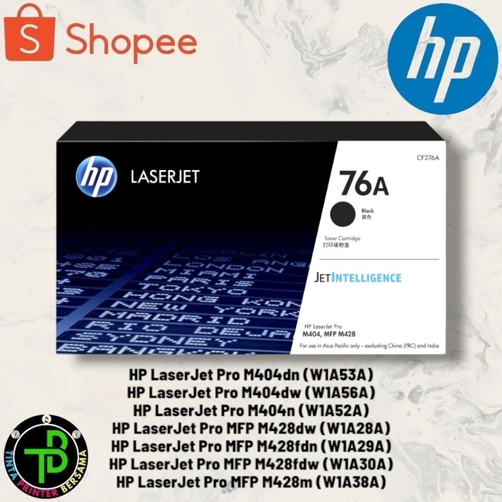 Jual Toner Hp LaserJet 76A / Toner Cartridge Hp 76A Black M404/MFP428 ...