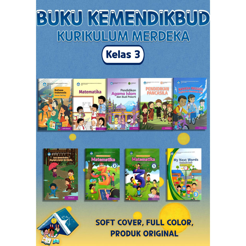 Jual Buku Paket Kemendikbud Kelas 3 SD Kurikulum Merdeka | Shopee Indonesia