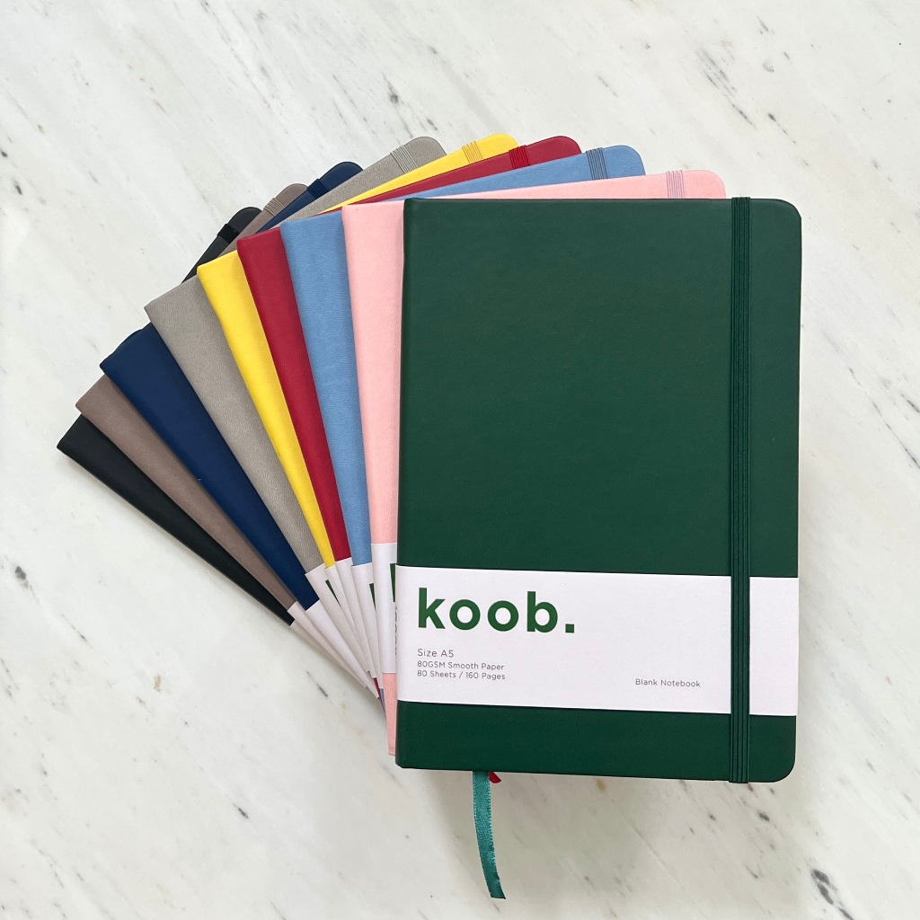 Jual A501 Koob. Hardcover Notebook A5 Buku Tulis Polos / Plain Agenda ...