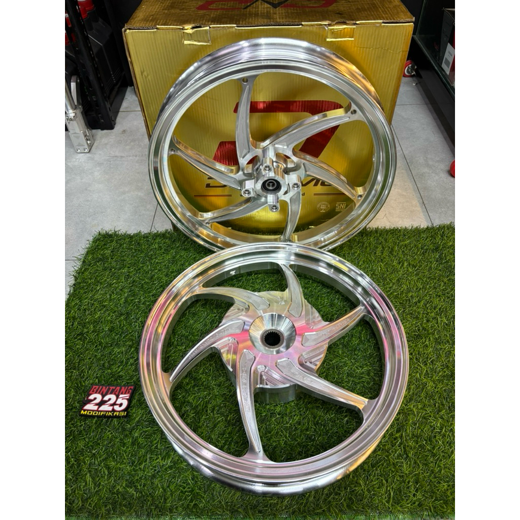 Jual VELG DND DELKEVIC MODEL MOZ VARIO 125 ukuran depan 185-14 belakang ...