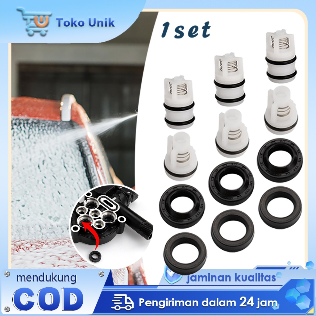 Jual Jet Cleaner Kit 12pcs Seal Jet Cleaner High Pressure Inlet Valve ...