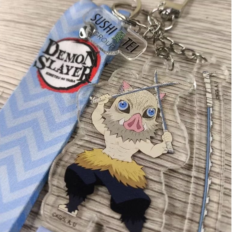 Jual Inosuke - DemonSlayer X SushiTei Keychain | Shopee Indonesia