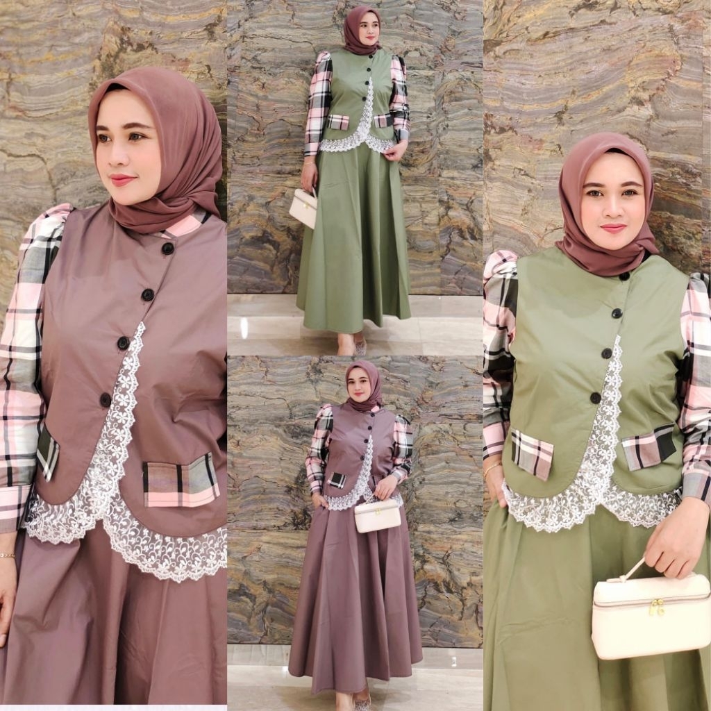 Jual BELLINA SET ROK / NABILLA ONE SET / YHURA SET ROK / QUEEN SET ROK ...