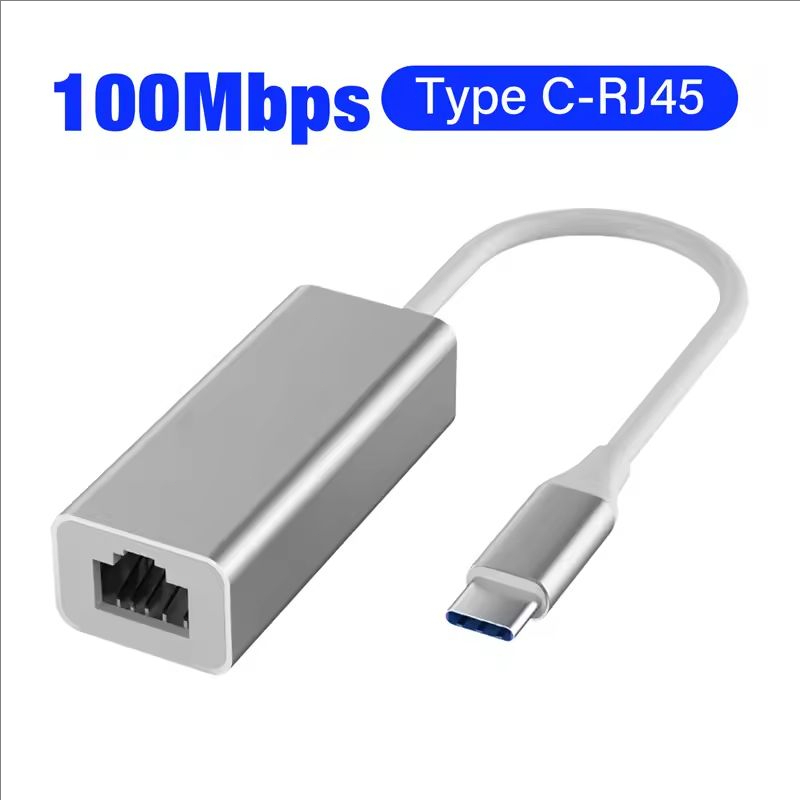 Jual LAN Adapter USB Type-C to RJ45 Fast Ethernet Network 100Mbps Lan ...