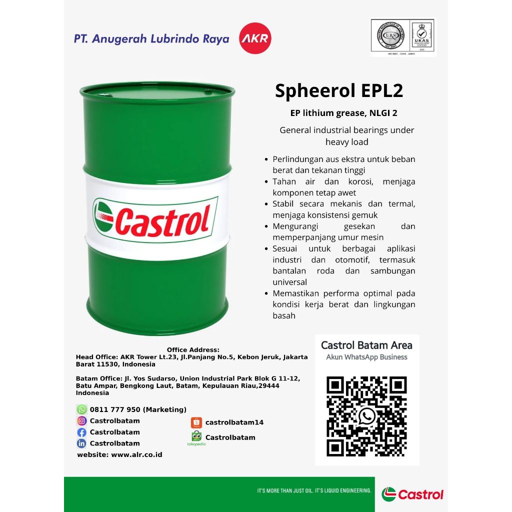 Jual Spheerol EPL2 - EP lithium grease - NLGI 2 - 180 KG | Shopee Indonesia