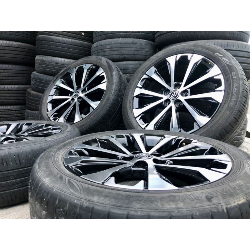 Jual 1set(4pcs) velg new avansa veloz R17 PCD 5/100 kondisi bekas bagus ...